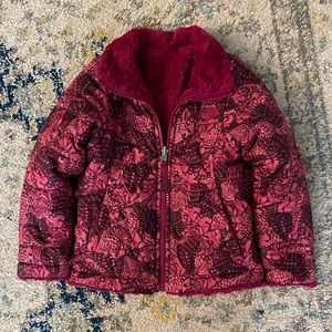 The North Face Pink Butterfly Reversible Jacket
